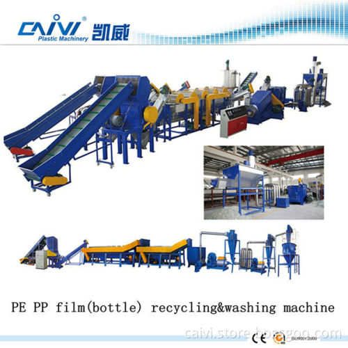 2016 Caivi Brand plastic recycling production line for PE PP bottle